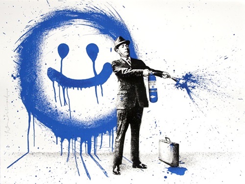 Mr Brainwash - Spray Happiness - Blue