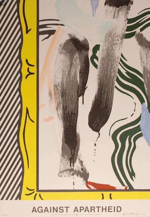 Roy Lichtenstein - Against Apartheid (C 200) - Poster Edition (C III.32)