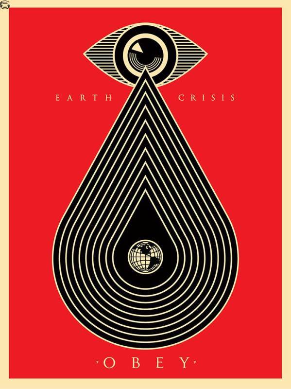 Shepard Fairey - Earth Crisis - Sticker Edition
