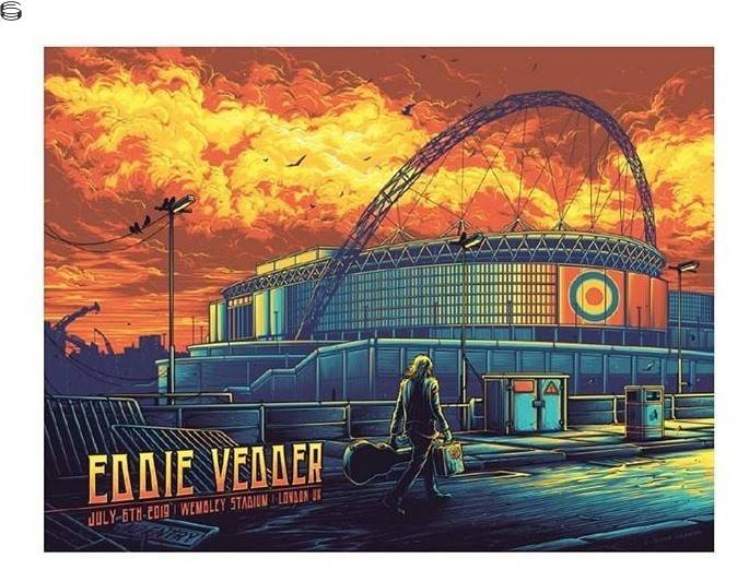 Dan Mumford - Eddie Vedder London 19 - Artist Edition