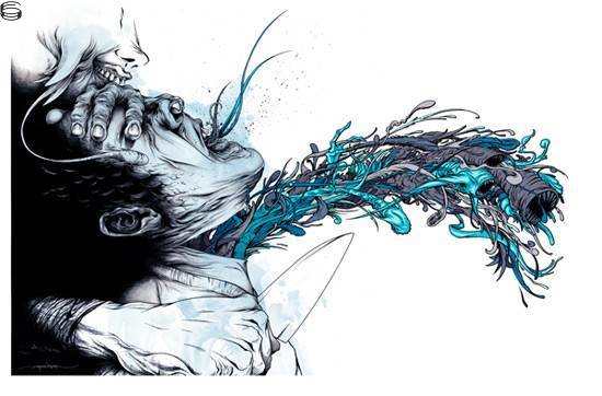 Alex Pardee - Escaped Convic(tion) 07 - Blue Edition