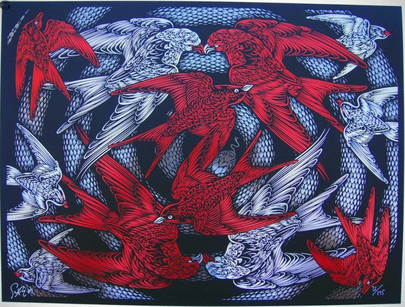 Todd Slater - Escher's Relativity - Black / Red Edition