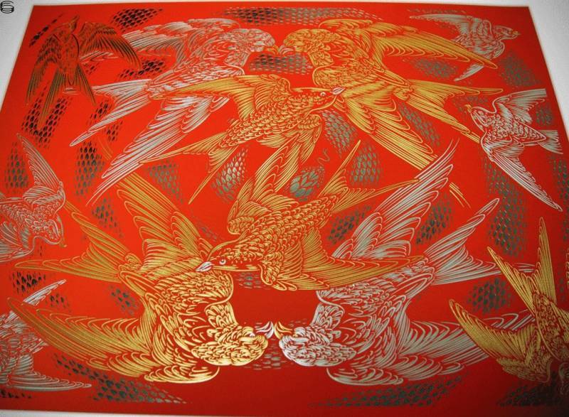 Todd Slater - Escher's Relativity - Red / Gold Edition