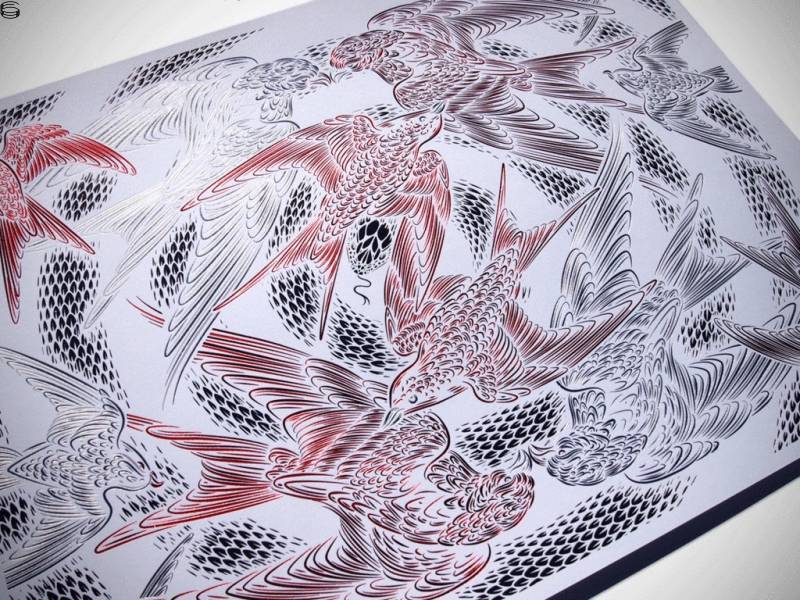 Todd Slater - Escher's Relativity - White / Red Edition