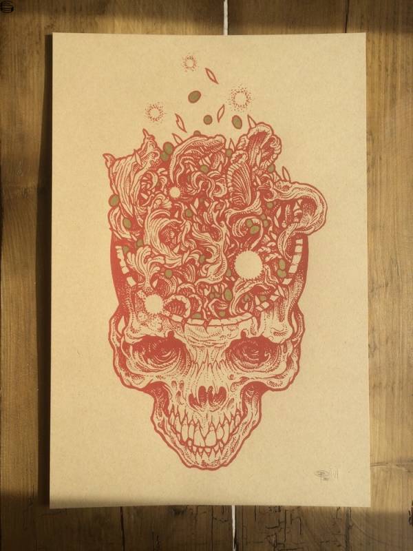 Richey Beckett - Exploding Skull 16 - Red Hot Edition