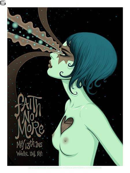 Tara McPherson - Faith No More NYC Night 1 - Band Signed Edition