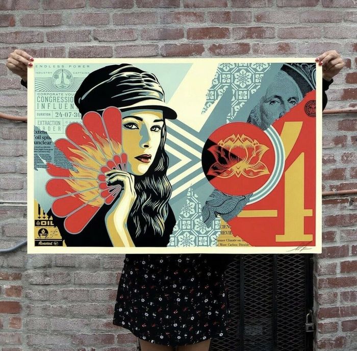 Shepard Fairey - Fan the Flames