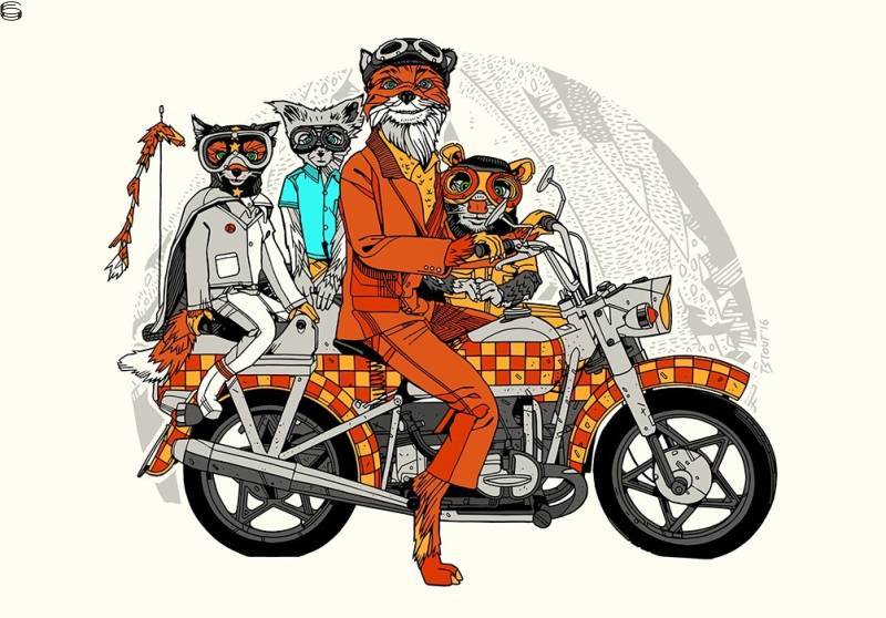 Tyler Stout - Fantastic Mr. Fox Motorcycle