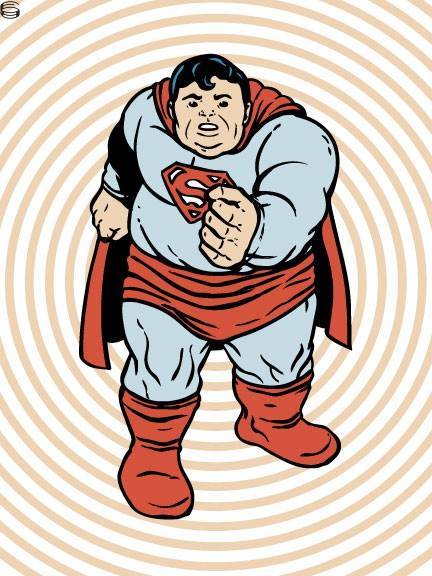 Fat Superhero Superman