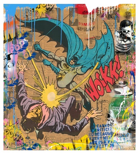 Mr Brainwash - Bat-Wockk! - Hand-Finished 1/1's