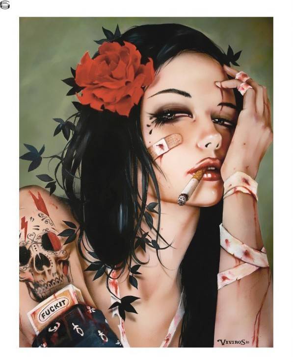 Brian Viveros - Fight Club 10 - Hand-Embellished Edition