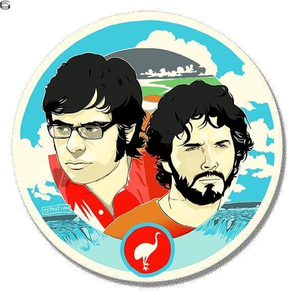 Flight of the Conchords Australian Tour Sticker 13