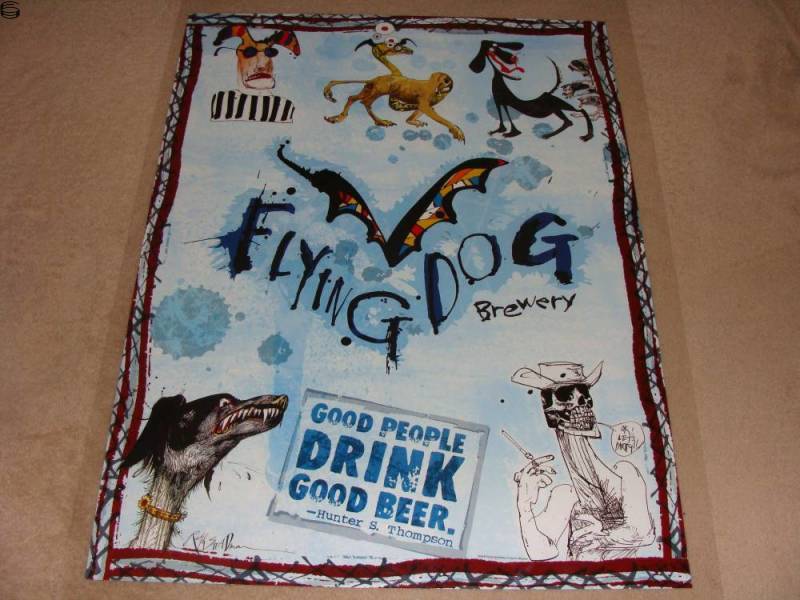 Ralph Steadman - Flying Dog Beer 09