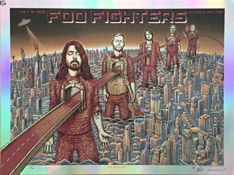 Emek - Foo Fighters NYC - Foil Edition