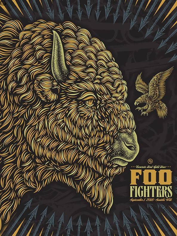 Todd Slater - Foo Fighters Seattle 18