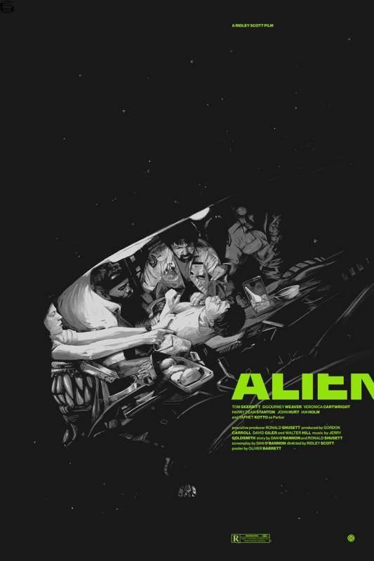Oliver Barrett - Alien - First Edition