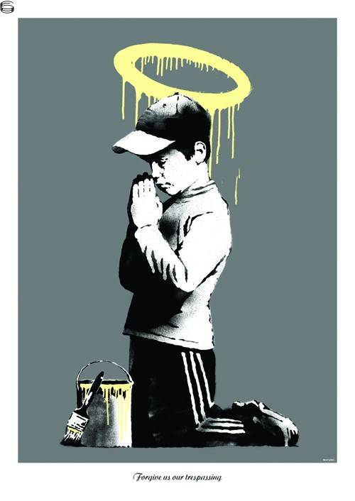 Banksy - Forgive Us Our Trespassing - 1-Sided Flat Edition