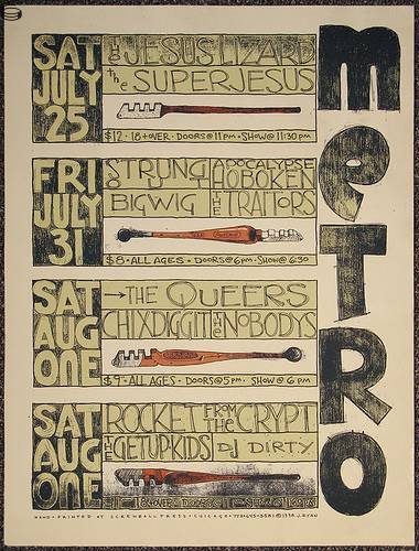 Four Shows The Metro Glass Cutters Chicago 98