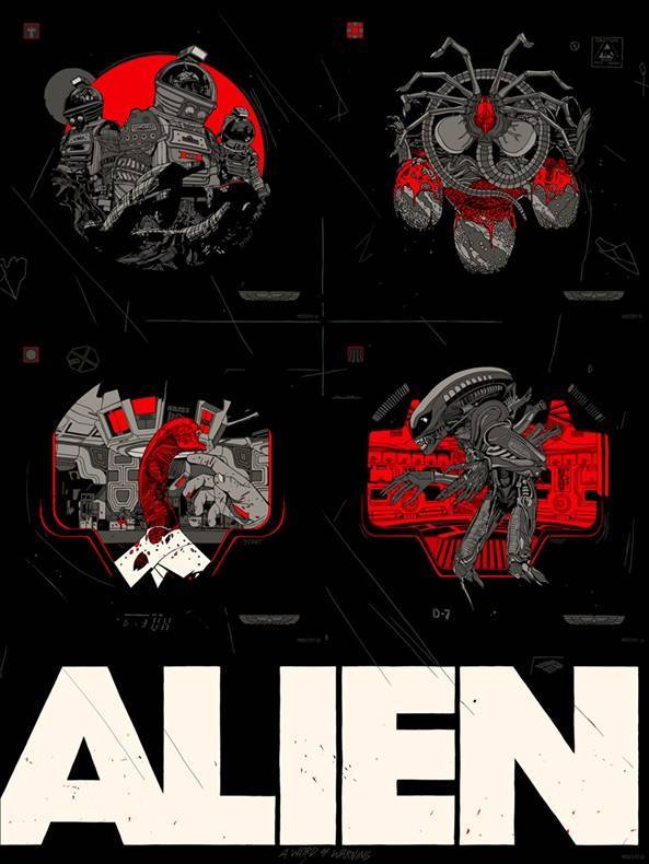 Alien Handbill Set [Uncut]