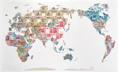 Money Map Of The World - China