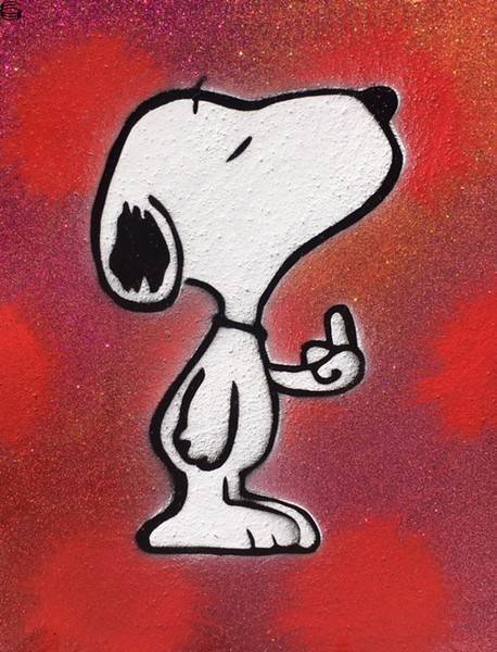 Cantstopgoodboy - FU Snoopy - Red Edition