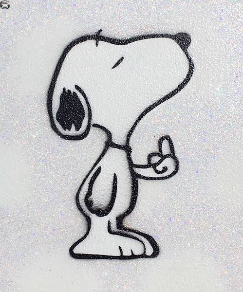 Cantstopgoodboy - FU Snoopy - White Edition