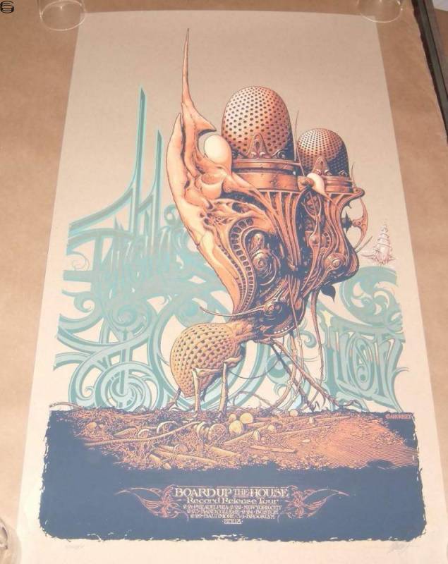Aaron Horkey - Genghis Tron Board Up the House Tour 08 - Kraft Edition