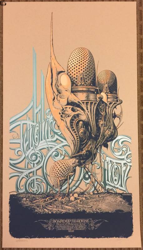 Aaron Horkey - Genghis Tron Board Up the House Tour 08 - Kraft w/o Orange Edition