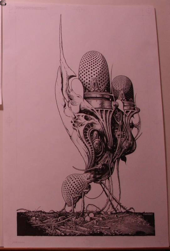 Aaron Horkey - Genghis Tron Board Up the House Tour 08 - Line Art Edition