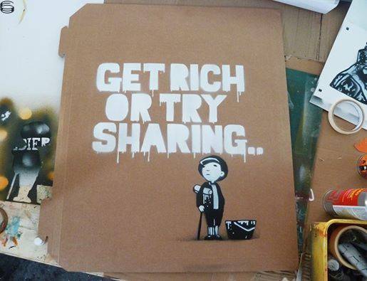 Get Rich or Try Sharing