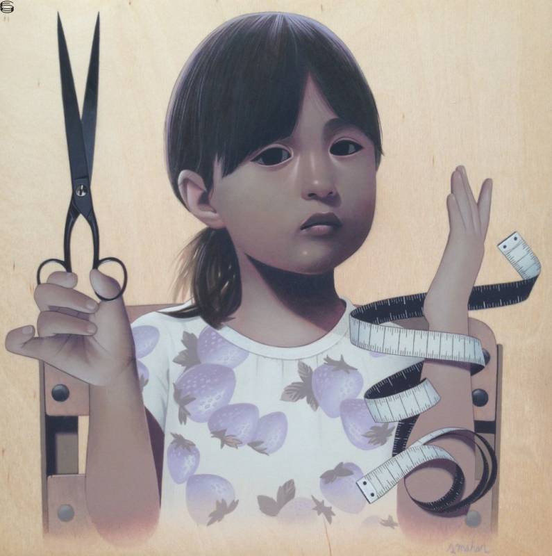 Girl and Scissors