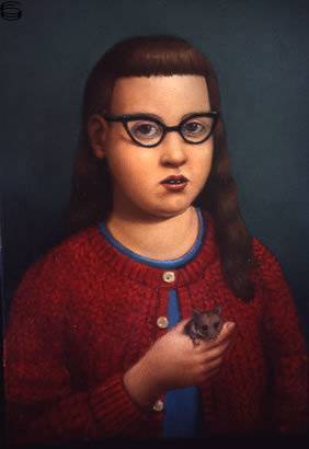 Girl Holding a Hamster 97