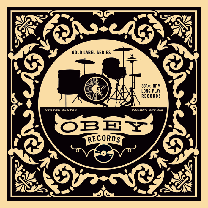 Shepard Fairey - Drum Album Cover