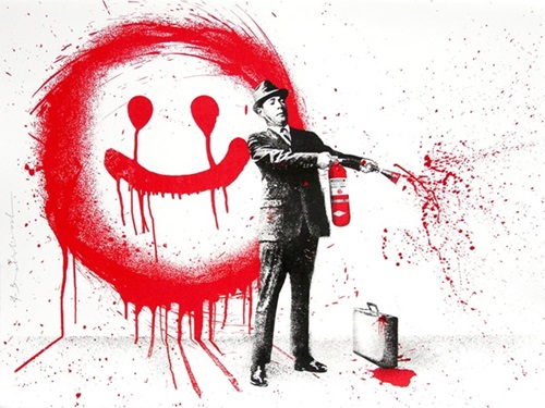 Mr Brainwash - Spray Happiness - Red