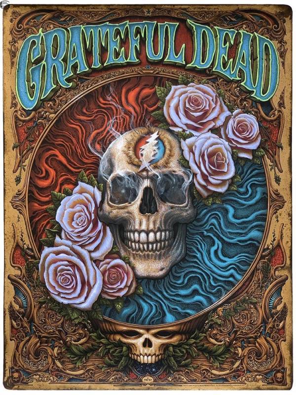 N.C. Winters - Grateful Dead - Hand-Embellished Kraft Edition