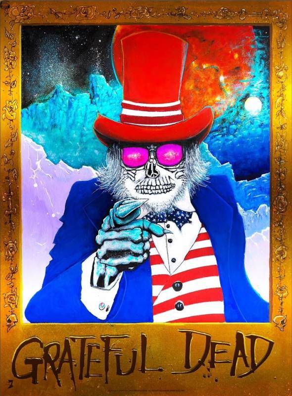 Joey Feldman - Grateful Dead Uncle Sam Wants You 19 - Purple Sunglasses Edition