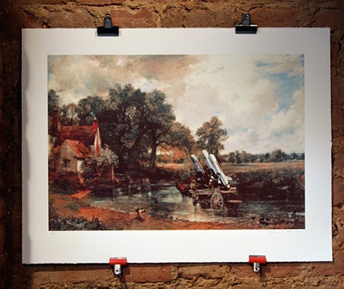 Peter Kennard - Haywain With Cruise Missiles