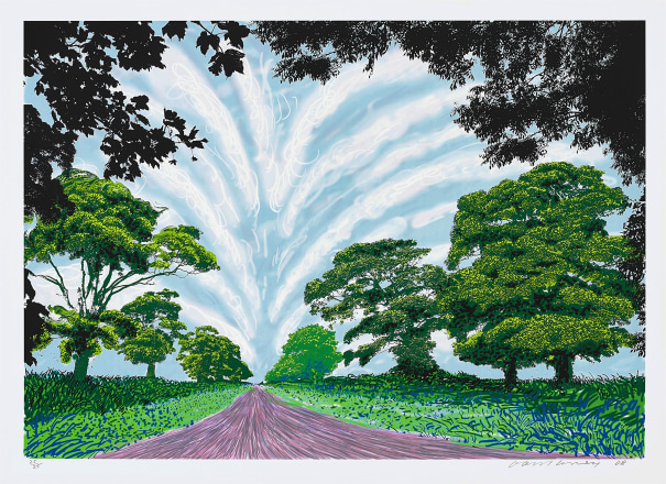 David Hockney - Summer Sky
