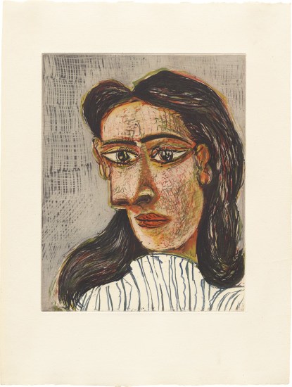 Tete de femme No. 3 (Head of a Woman No. 3): Portrait de Dora Maar (Bl. 1339; Ba. 651)