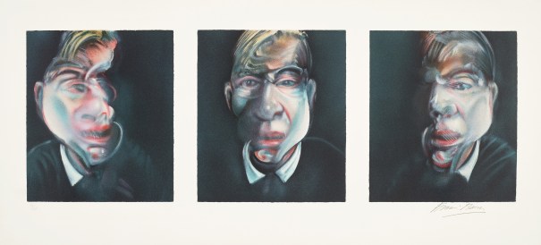 Trois etudes pour un autoportrait (after, Three Studies for a Self-portrait 1979) (S. 15, T. 11)