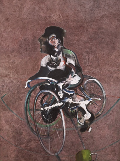 Portrait of George Dyer Riding a Bicycle (after)