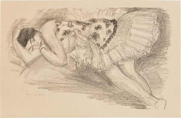 Danseuse endormie au divan (Sleeping Ballerina), from Dix Danseuses (Ten Dancers) (D. 485)