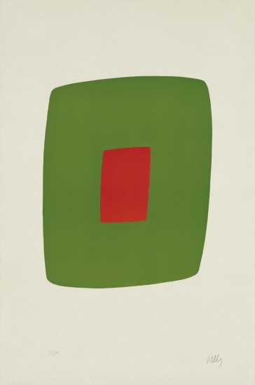Green with Red, from Suite of Twenty-Seven Color Lithographs