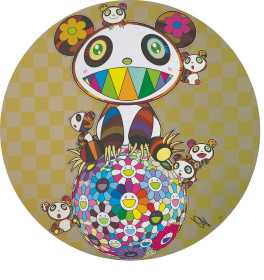 Takashi Murakami - Panda, Panda Cubs and Flowerball