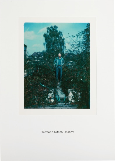 Polaroid Portrait, Hermann Nitsch 21.10.76