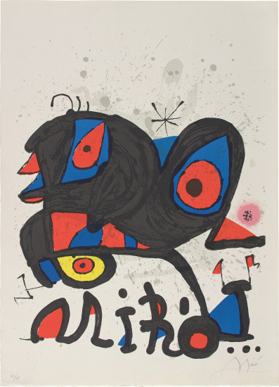 Exhibition Miro, at the Louisiana, Humlebaek, Denmark