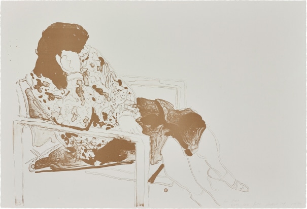 Ann Seated in Director's Chair (Tyler Graphics 267 Museum of Contemporary Art Tokyo 228)