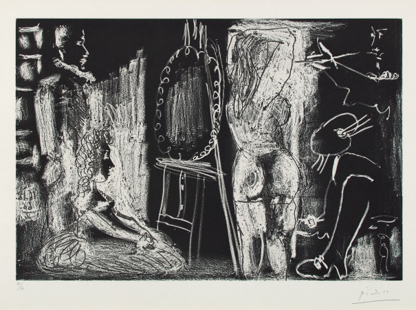 Dans l'atelier (In the Studio) (Bloch 1399 Baer 1472)