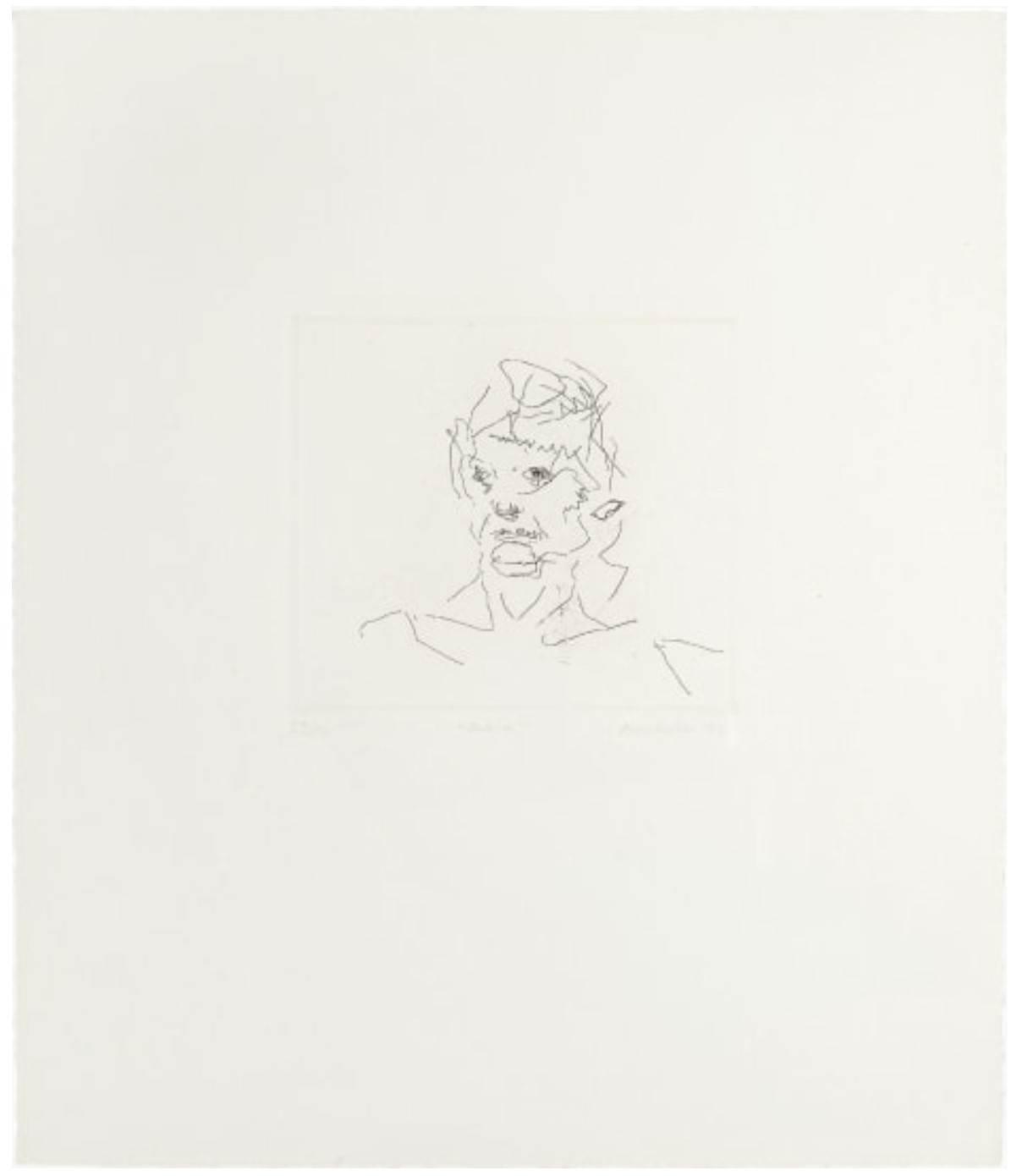 Julia, from Six Etchings of Heads