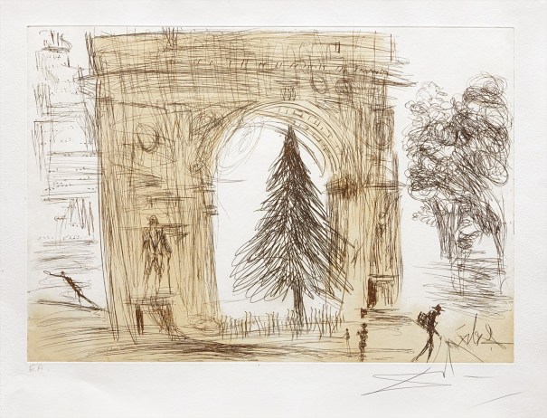 Washington Gate (with Christmas Tree)  (Ralf Michler and Lutz Lopsinger 113c/d)